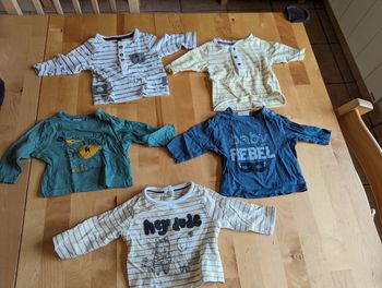 T shirt manches longues lot de 5