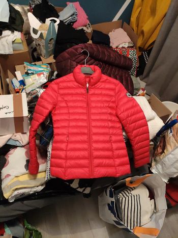 Doudoune Jott cha rose XS col simple
