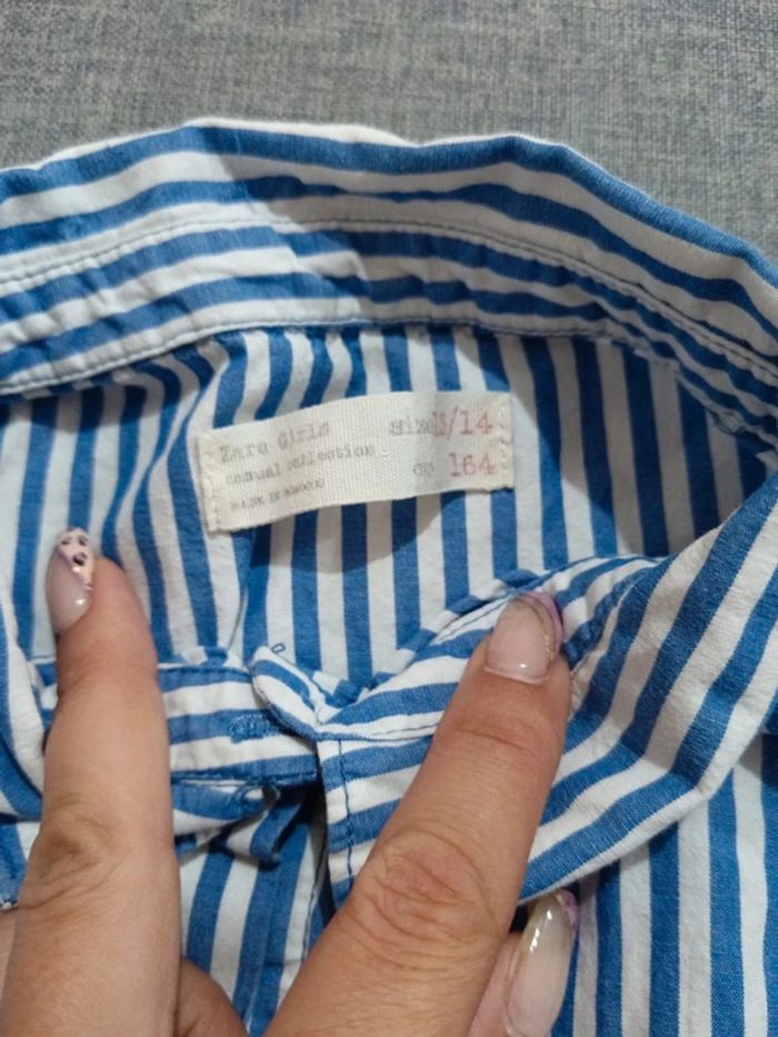 C55 top rayé Zara 13-14 ans - photo numéro 3