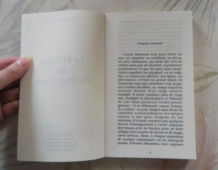 Le mystère de l'ambre jaune de Christian Denis Ed. Liv'Poche n°014 - photo numéro 5