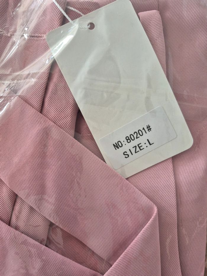 Short Rose avec Poches et Ceinture Femme Taille L/40 - photo numéro 3