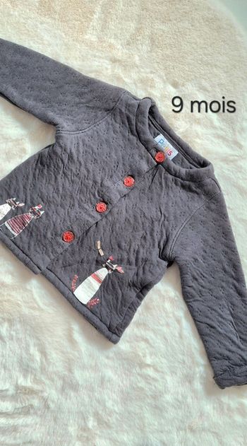 Gilet épais La compagnie des petits taille 9 mois