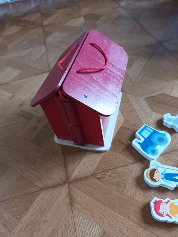 Jouet ferme en bois - photo numéro 6