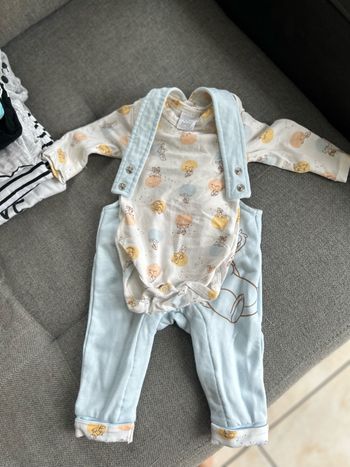 Ensemble salopette et body