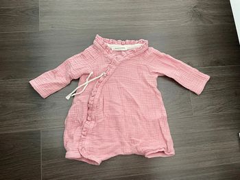 Barboteuse gaze de coton 9 mois