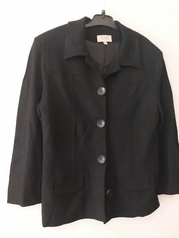 Veste noire Mango TL - photo numéro 3