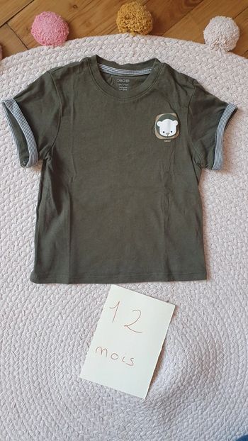 tee shirt 12 mois