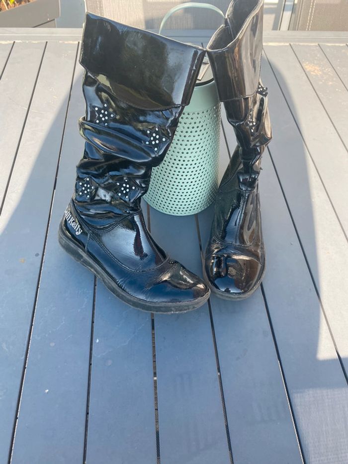 Bottes fille pointure 32 vernis
