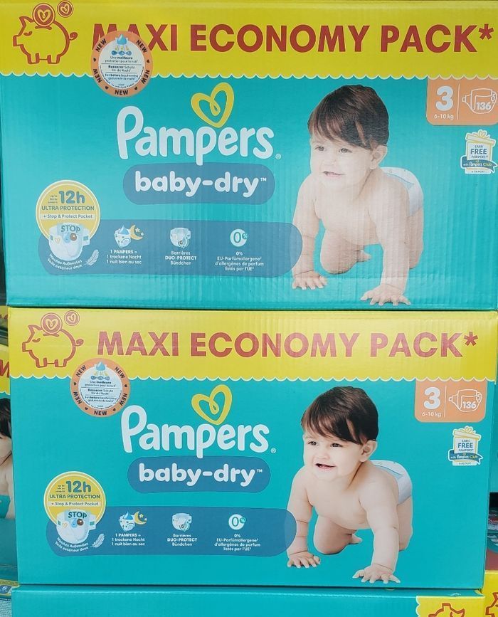 Couches Pampers Taille 3, 272 Couches.