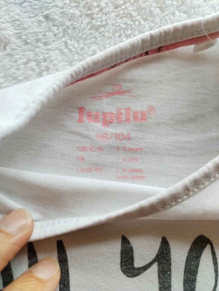 Lot 3 Tshirts manches longues Lupilu 4 ans - photo numéro 6