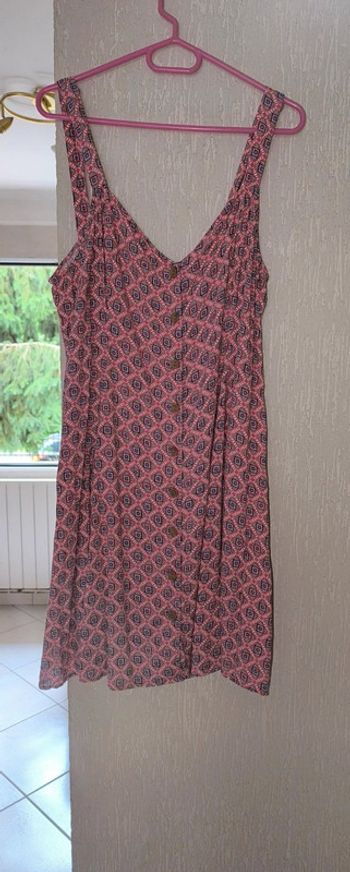 Robe coton courte boutonnée