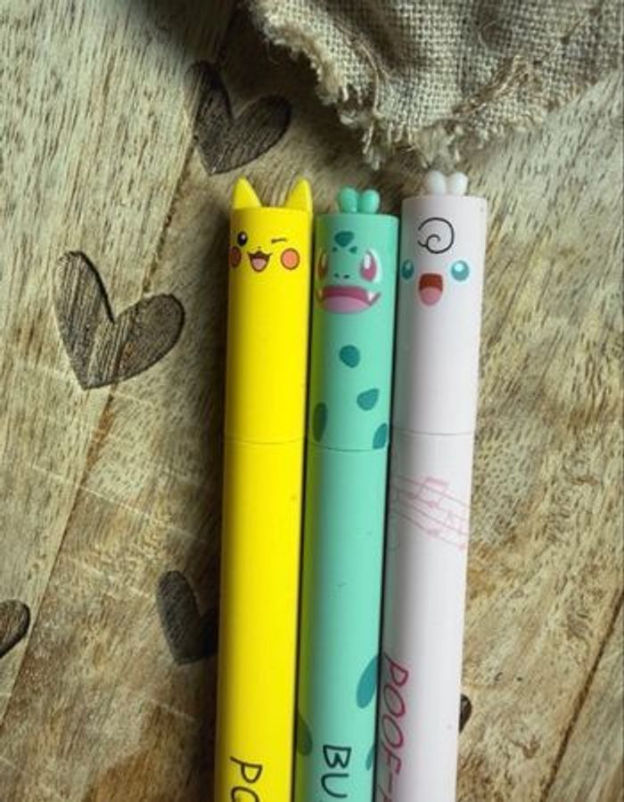 Magnifique stylos effaçables style Legami passion kawai - photo numéro 3