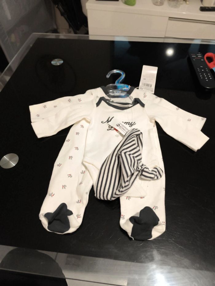 Pyjama body bonnet mixte naissance