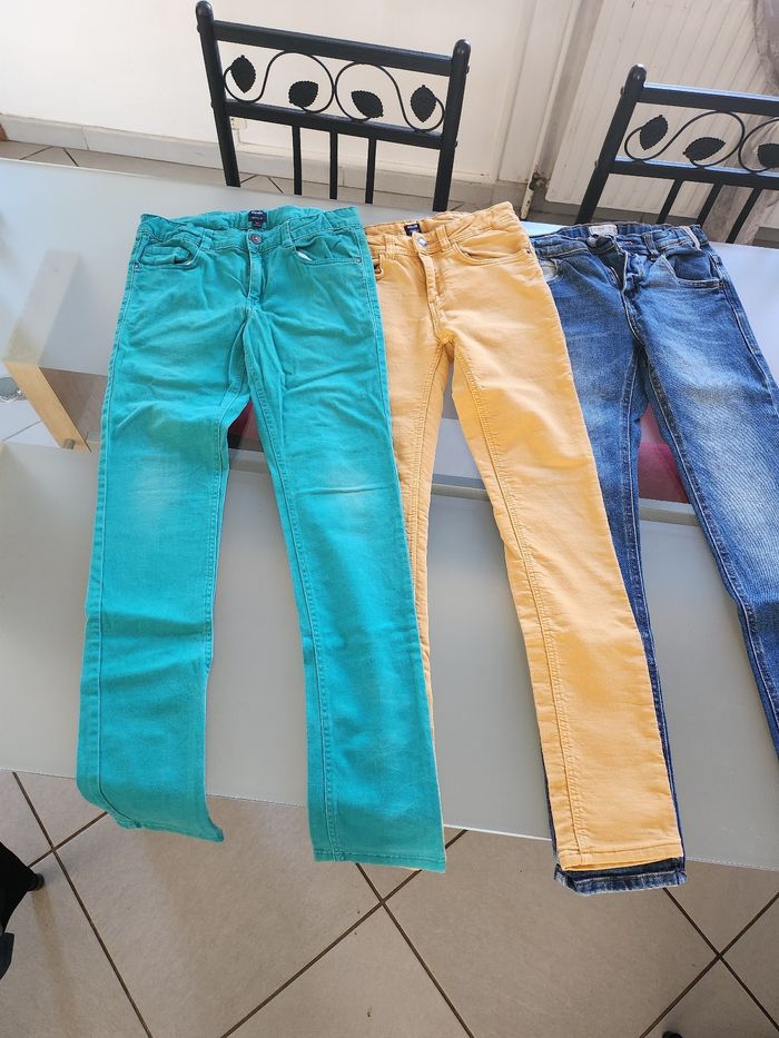 👖 Lot de 3 pantalons garçon – tailles 11/12 ans et 12 ans – Kiabi & Zara Boys - photo numéro 5