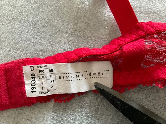 Soutien-gorge Simone Pérèle rouge - photo numéro 8