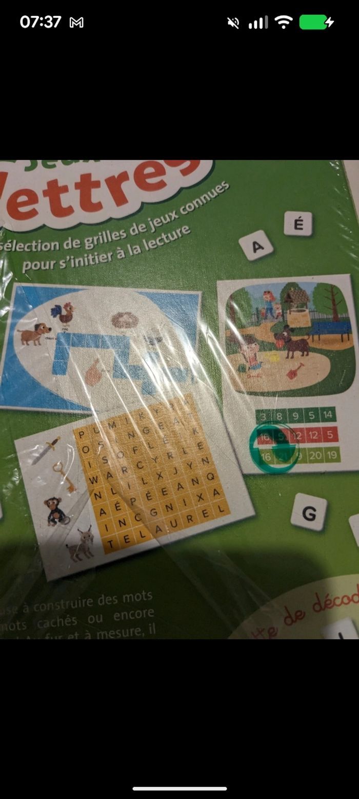 Jeux éducatifs, jeux de lettres. À partir de 5 ans. - photo numéro 6