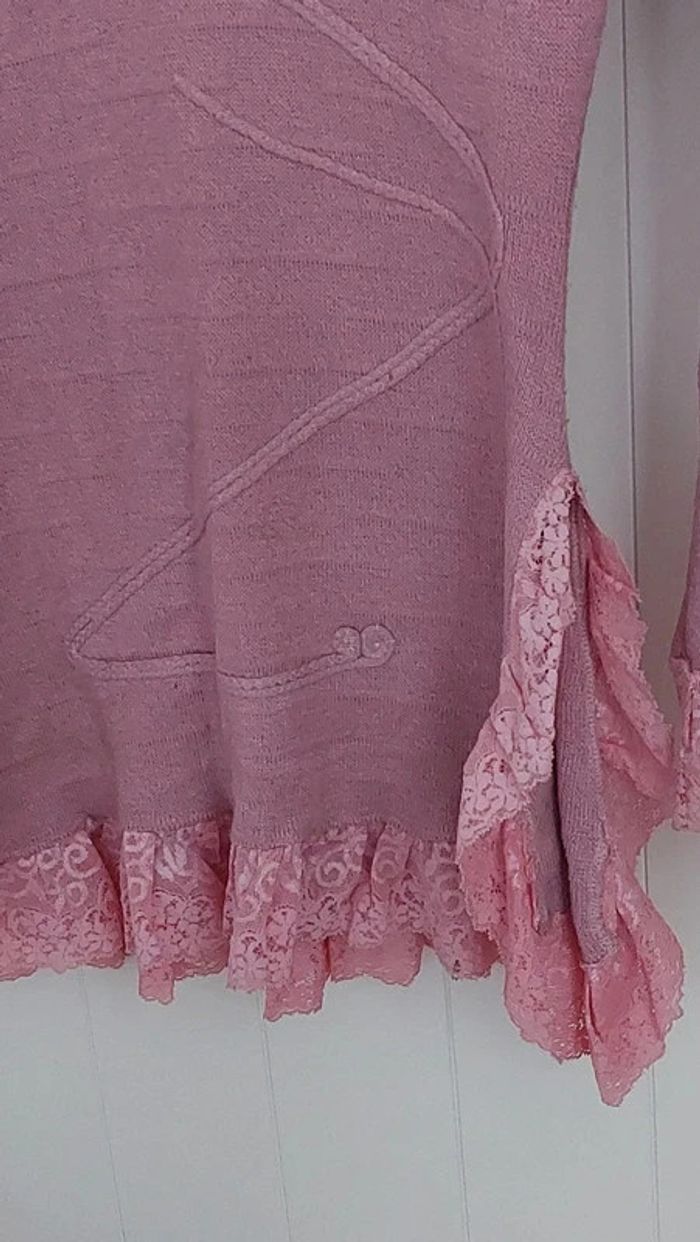 Superbe pull tunique vintage Carolina taille 2 - photo numéro 4