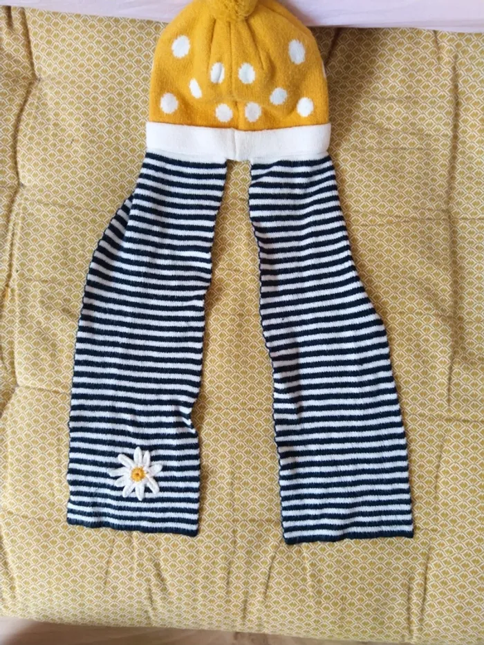 Bonnet écharpe orchestra nourrisson taille 3-6mois / 41 cm - photo numéro 4