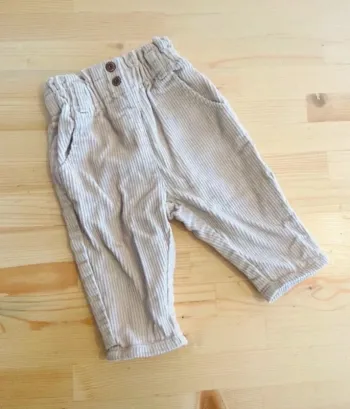 Pantalon velours beige