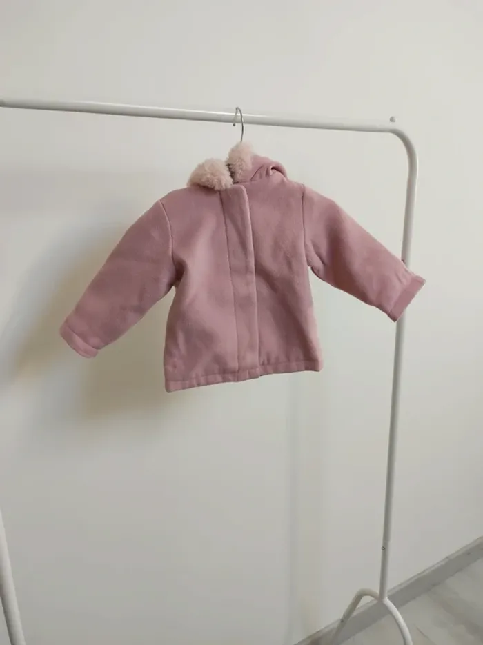Manteau ville hiver avec capuche 68cm