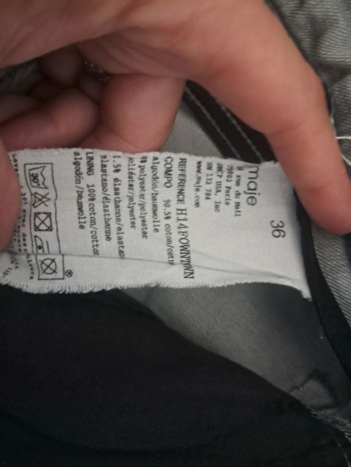 Maje jean T.36 en tbe - photo numéro 12