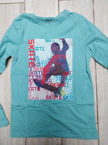 Tee-shirt garçon manches longues 14 ans orchestra