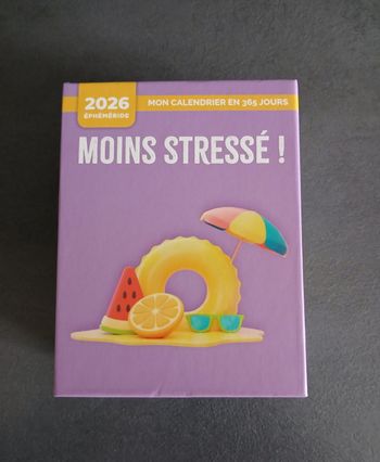 Éphéméride / calendrier 2026 
moins stressé !
Neuf
