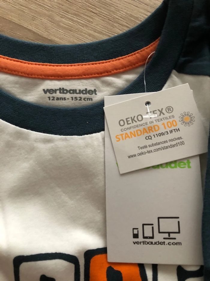 Vertbaudet - t shirt ML garçon 12ans - photo numéro 4
