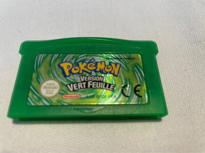 Jeu gameboy advance Pokémon Version Vert Feuille