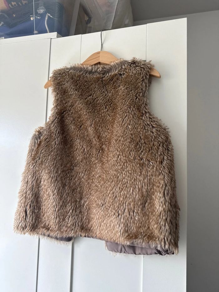 Sans manche moumoute fille - photo numéro 5