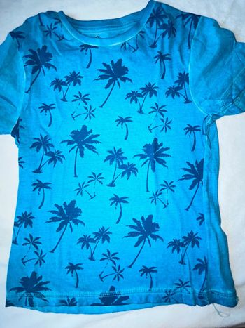 T-shirt palmiers 6 ans garçon
