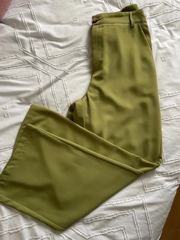 pantalon léger vert pour petites