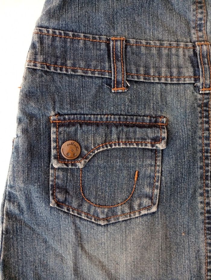 Salopette jupe en jean Tex basic taille 4 ans - photo numéro 5