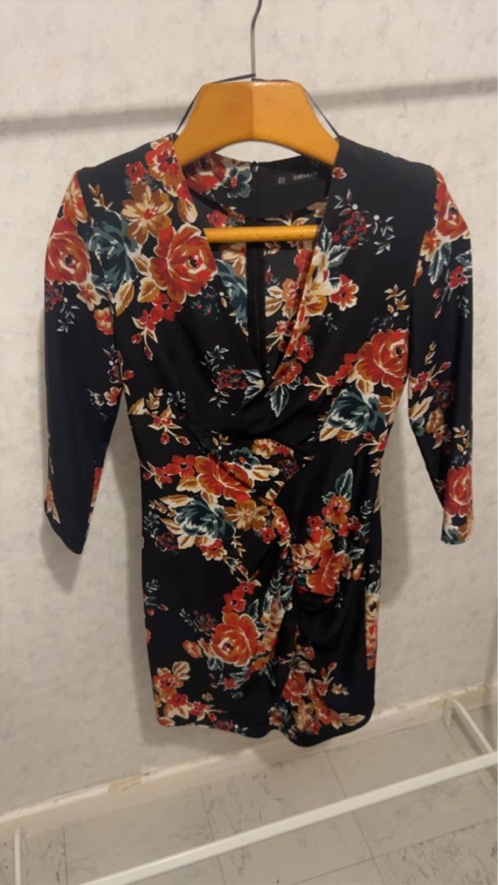 Robe noir imprimé - photo numéro 2