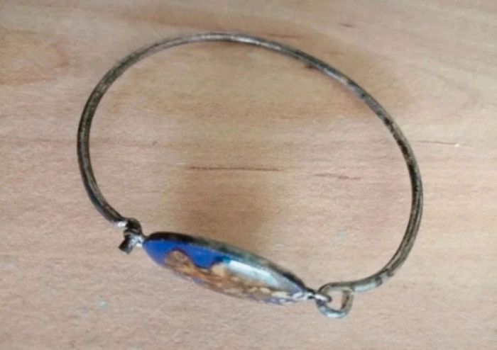 Bracelet avec fleurs séchées - photo numéro 2