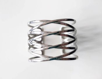 Bracelet manchette acier inoxydable