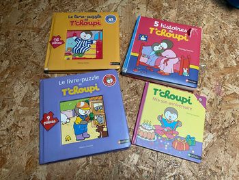 Lot tchoupi 2 livres, 2 livres puzzle 