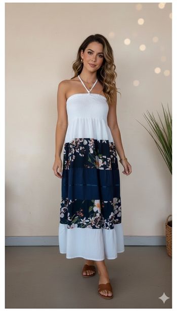 Robe longue Bohème T-36