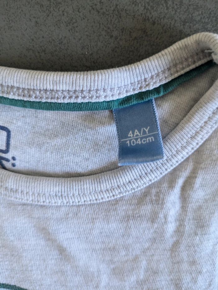 Lot tee shirts été bébé garçon Okaïdi 4 ans - photo numéro 3