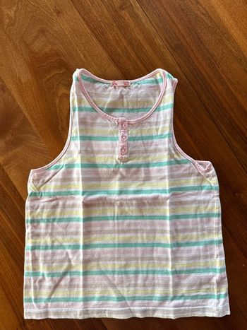 Débardeur tee-shirts sans manches  10 ans fille DPAM