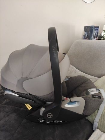 Cosy cybex cloud Z platinium gris i-size