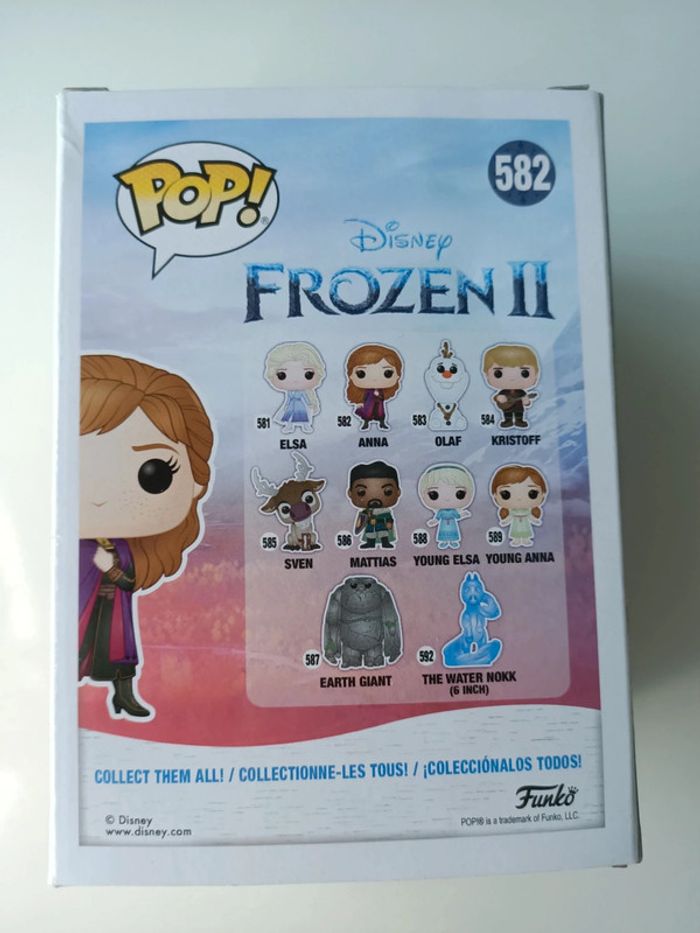 Lot de 2 Figurines Funko pop Disney frozen 2 : n°586 Mattias et n°582 Anna - photo numéro 4