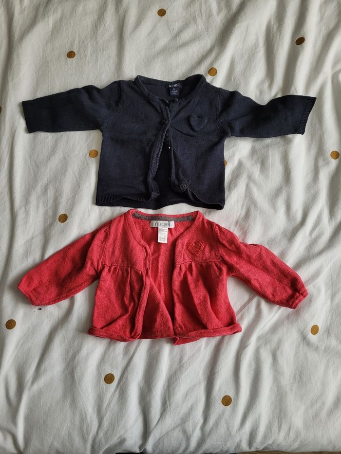 2 gilets 1 mois