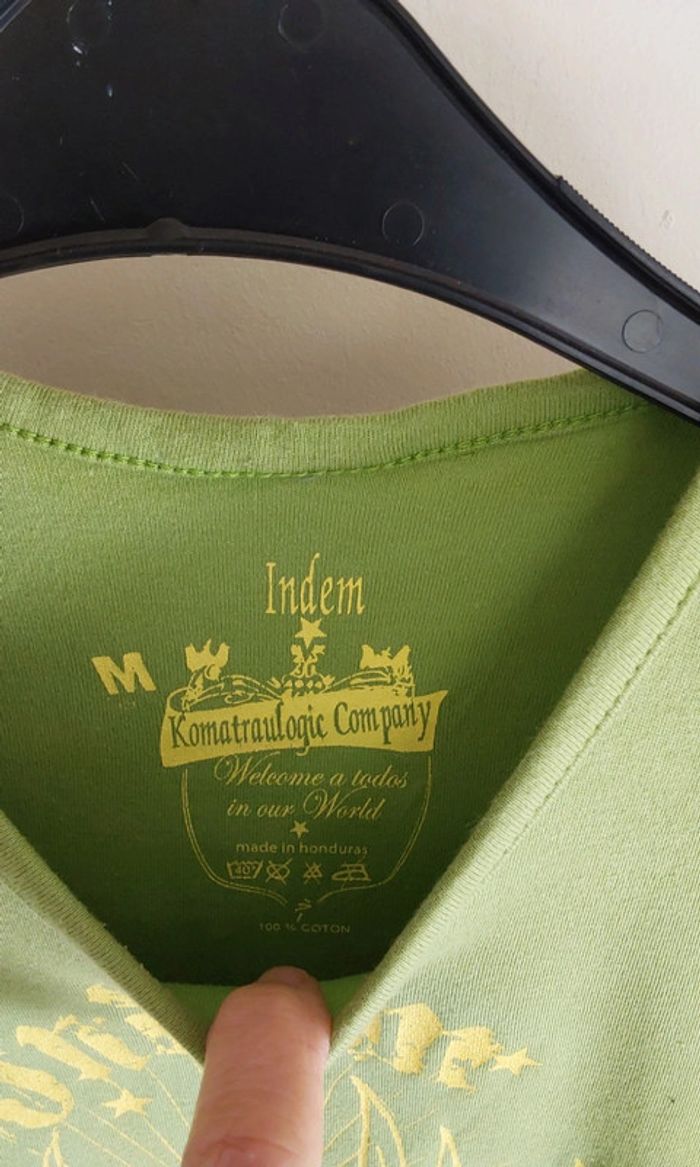 Tee shirt vert et imprimé jaune Komatrolgic Company T 38 - photo numéro 7