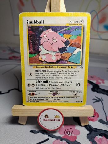 Carte Pokémon Snubbull 74/111 Neo Genesis ed2 Wizards Fr