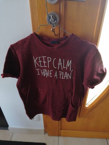 Sweat manches courtes Bordeaux.