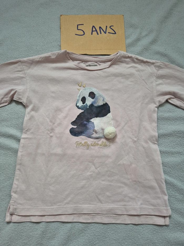 T-shirt fille 5 ans vertbaudet - photo numéro 4