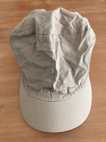 Casquette kaki délavée gris