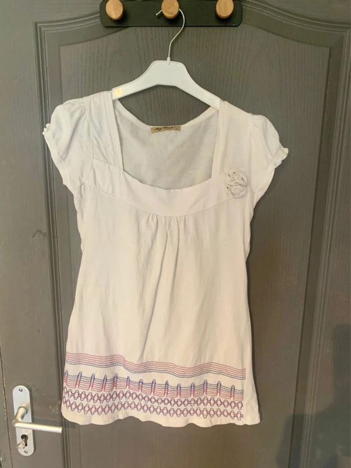 Tunique blanche My girl -Taille S