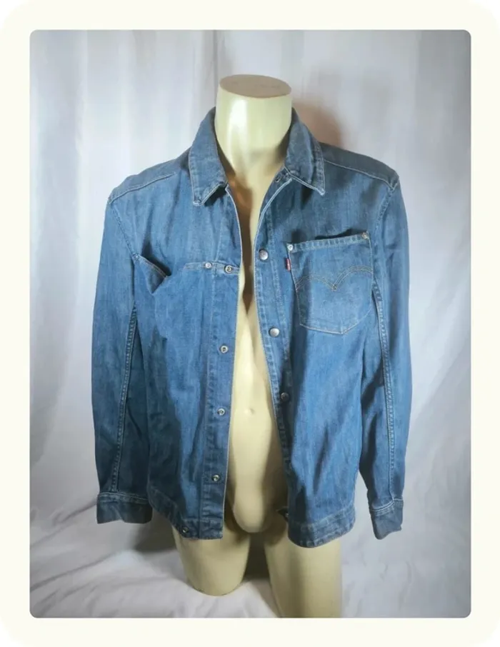 Veste en jean Harrington homme Levi's engineered jeans Taille 40 L - photo numéro 2